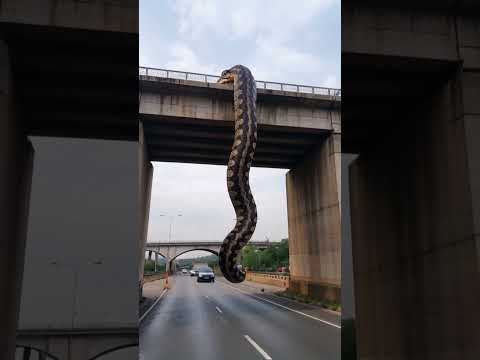 The drivers were terrified and honked their horns as hard as they could.#youtubeshorts