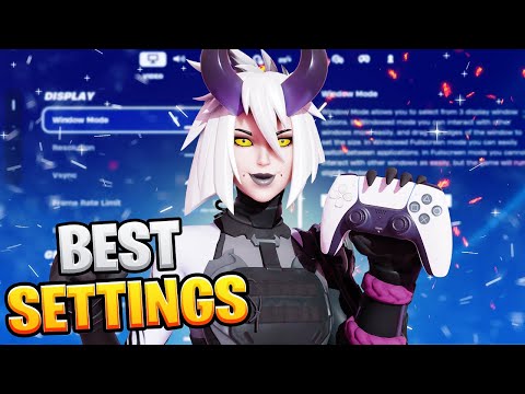 *NEW* Best Controller Settings + Sensitivity For Fortnite Chapter 6! (PS4/PS5/XBOX/PC)