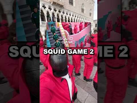 DENTRO AL SET DI SQUID GAME 2🐙 #squidgame #netflix #behindthescene