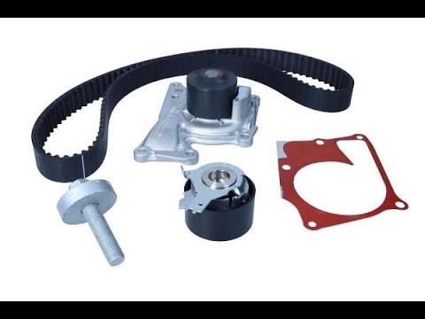 Комп. ремень грм ролики и помпы k9k 1.5 dci - видео