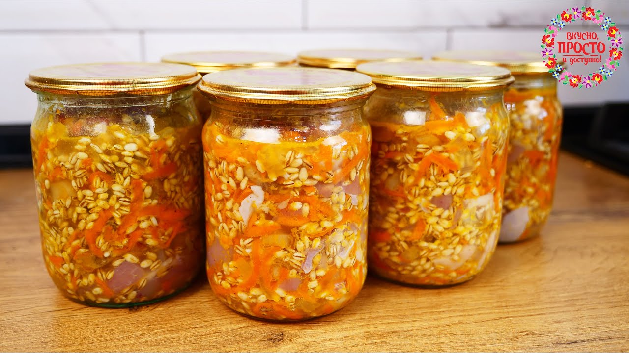 Идеальная тушенка-каша без автоклава! Заготовки из мяса