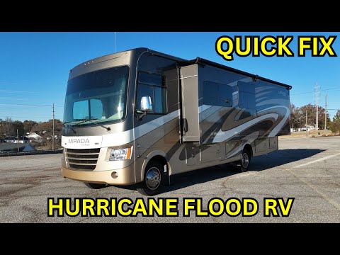 Hurricane Flooded RV Ivan Drives it Back From Florida Back To The Shop