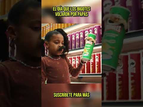😱 El día que los bigotes salieron volando por papas #shorts