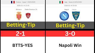 FOOTBALL PREDICTIONS TODAY 14/03/2026 PART TWO