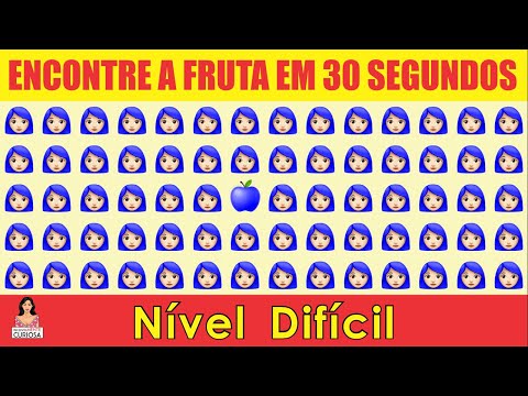 Encontre o EMOJI em 30 Segundos - Nível Médio e Difícil [ IncrivelMente Curiosa ]