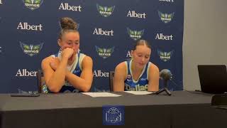 Paige Bueckers & Jessica Shepard Postgame: Wings Drop Finale at Las Vegas | June 25, 2026