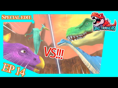 [DinoTrainers' Great Adventure] EP14 The Lava Lands Battle!|Dinosaurs for Kids|Cartoon Toys|Robot
