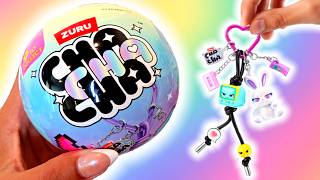 OPENING A BUNCH OF ZURU CHA CHA CHA! DIY Charm Keychains!