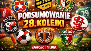 Podsumowanie 28 kolejki Betclic 1 Ligi 