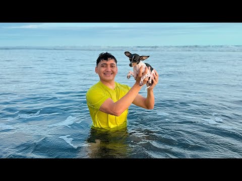 MI HIJO CONOCE LA PLAYA POR PRIMERA VEZ EN LA VIDA🏖️