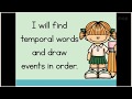 Understanding Temporal Words in Narratives