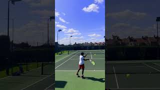 Back on court 🔥 #tennis