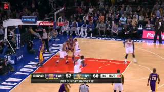 Los Angeles Lakers @ New York Knicks 110-103 (1/26/14)