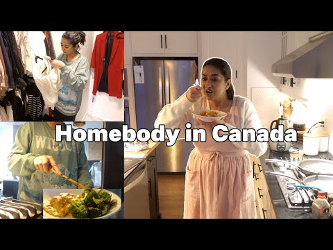 Homebody In Canada | When I don't want to cook | HINDI | SIMORVLOGS