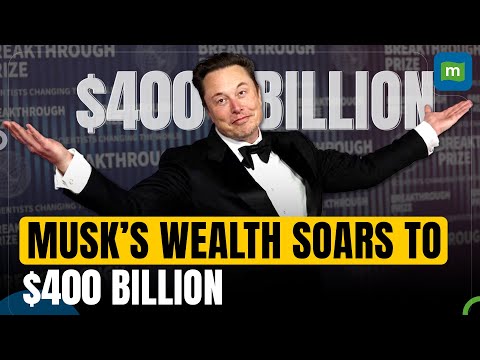 Elon Musk Hits $400 Billion, Shattering Records as Wealth Soars Post-Trump Victory | N18G