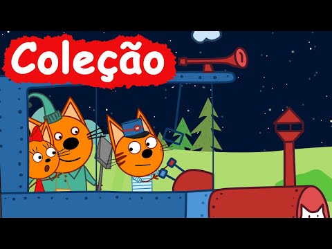 Kid-E-Cats em Portugues | Coleção dos episódios | Desenhos para crianças