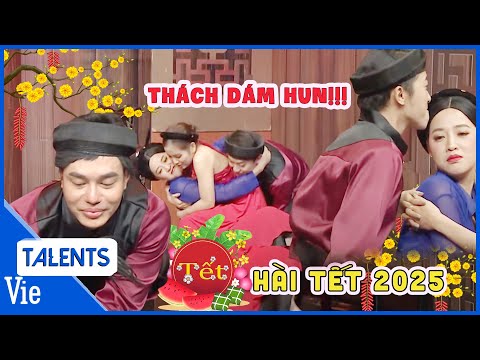 HÀI TẾT 2025 #14: Dương Lâm "hành xác" chưa đã, thách thức hôn Puka khiến Cris Phan hoảng loạn