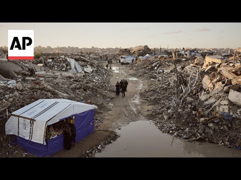 YouTube video thumbnail: In Gaza, Some Choose Their Wrecked and Damaged Houses Rather Than Displacement