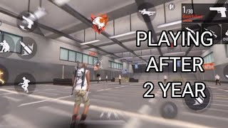 Playing Freefire again after 2 years || TRAINING GROUND || #freefire
