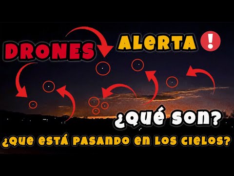 ¿Drones o algo más? Luces inexplicables en el cielo de EE. UU.