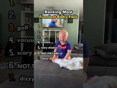 Ranking funny baby fails