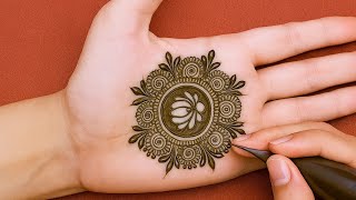 Very beautiful stylish front hand mehndi design l Easy mehndi design l Mehndi ka design l Mehndi