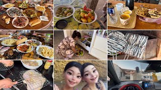 روتين يوم معايا../ فيديو على طبيعتو 😍 تصييفة مع العائلة 😍 فات نهار يهبل 