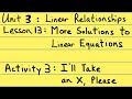 Understanding Linear Equations and Slope