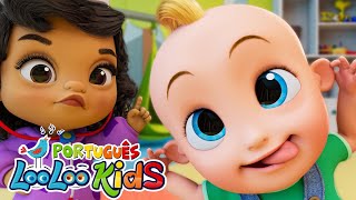 🙈 Cinco Macaquinhos 🎶 Música Infantil Divertida + 2 Horas de Canções para Crianças | LooLoo Kids