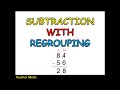 Subtraction with Regrouping Concepts