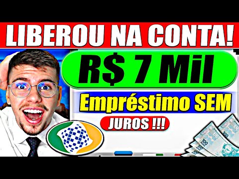 26/06 - EMPRÉSTIMO SEM JUROS: INSS liberou R$ 7 MIL para APOSENTADOS e PENSIONISTAS!