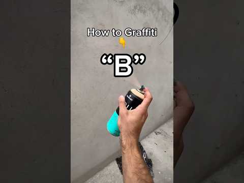 How to easy graffiti letter “B” #graffiti