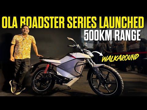 Ola Roadster X Detailed Walkaround | Ola Roadster Series with 500 km of Range | Ola Electric Bike