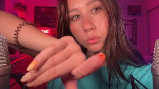 ASMR | Mouth Sounds, Hand Sounds, Hand Movements, and Stutters/Repetition