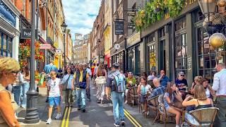 London Summer Walk | Central London Sights and Sounds 2025 | 4K HDR