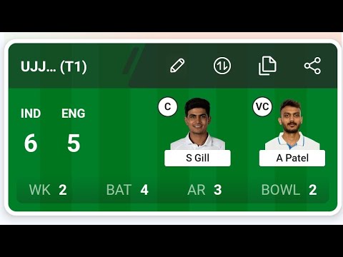 3rd🔥OD IND Vs ENG Dream11 Prediction | IND Vs ENG Dream11 Team | IND Vs ENG Dream11 Prediction Today