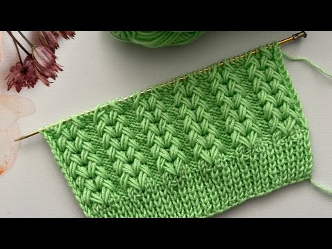 Zarif Ve Kolay İki Şiş  Örgü Modeli 🎉Yelek, Hırka, Bluz İçin Örgü Modelleri /Knitting Crochet