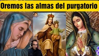 Las 3 Avemarías por las almas del purgatorio .