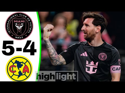 Inter Miami vs Club América 2-2 Penalty 3-2 Highlights All Goals