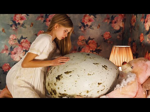 【Full Video】The girl hatches a giant egg, and out comes a  bird that looks like her