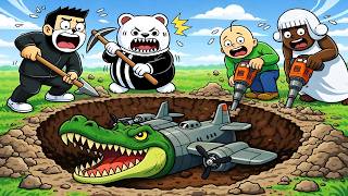 ขุดหลุมหา Brainrot  🕳️  Roblox