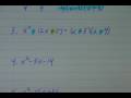 Factoring Trinomials and Binomials Practice