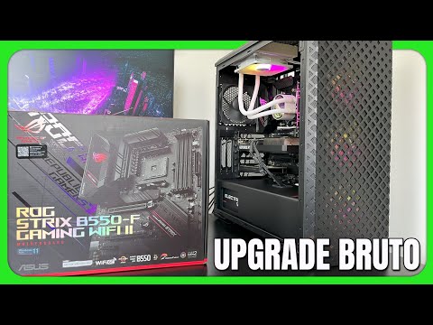 FIZ UM UPGRADE BRUTAL NO MEU PC GAMER AM4 - ASUS B550-F GAMING