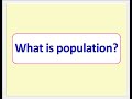 Population Age Group Percentages and Ratios