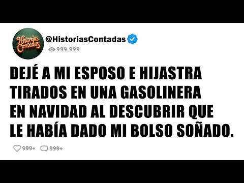 DEJÉ A MI ESPOSO E HIJASTRA TIRADOS EN UNA GASOLINERA EN NAVIDAD AL DESCUBRIR QUE LE HABÍA DADO MI..