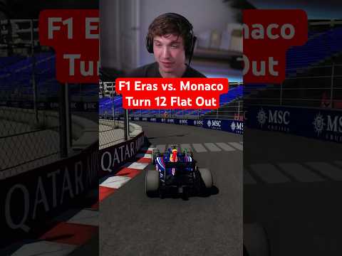 F1 Eras vs. Monaco Turn 12 Flat Out