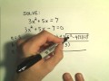 Solving Quadratic Equations with the Quadratic Formula