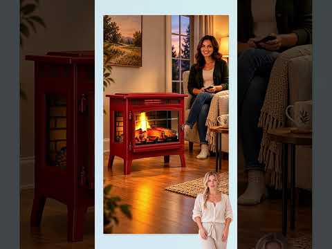 Product Review: duraflame Freestanding Electric Fireplace Stove Heater with 3D Flame Effect for…