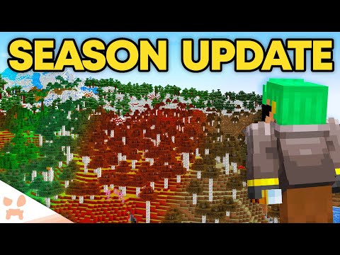 SEASONS Coming To Vanilla Minecraft?! (dungeons + other updates too)