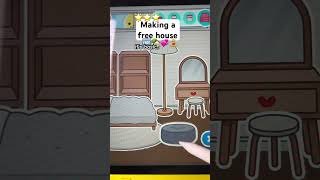 Making a free house!!🏡 #soft #viral #tocabocalifeworld